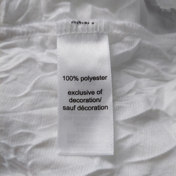 Maurices Lacy Tank Top | White | Size: XL - Picture 4 of 6